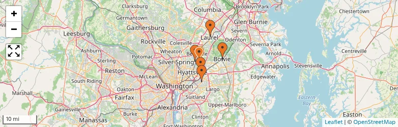 Related schools map