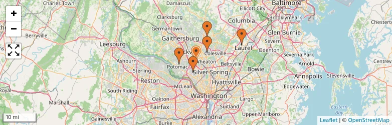 Related schools map
