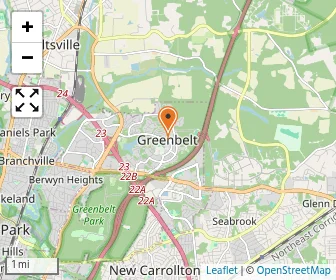 Map of Nasa Goddard Child Development Center