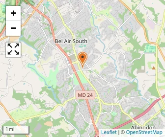 Map of Bel Air Kiddie Academy