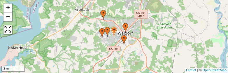 Related schools map