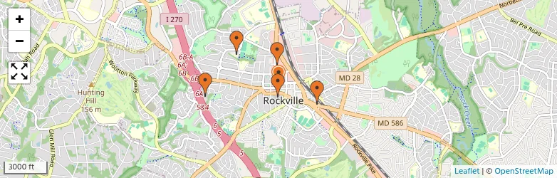 Related schools map