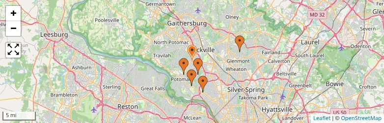 Related schools map