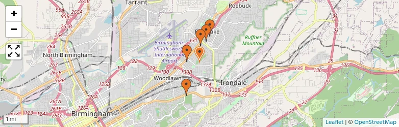 Related schools map