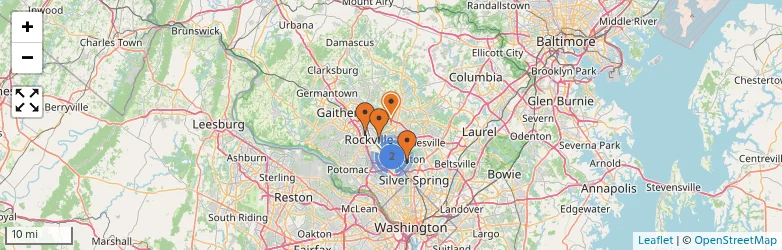 Related schools map