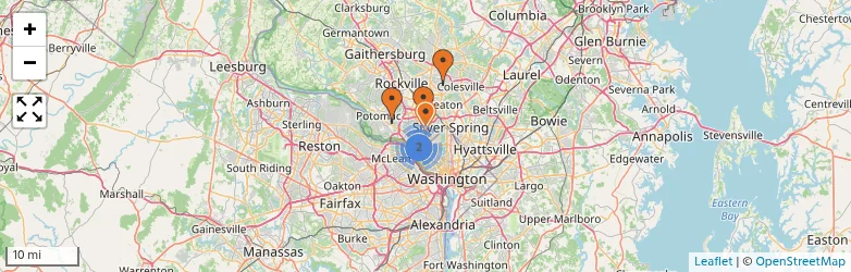 Related schools map
