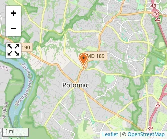 Map of Potomac Glen Day School
