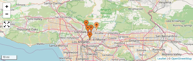 Related schools map