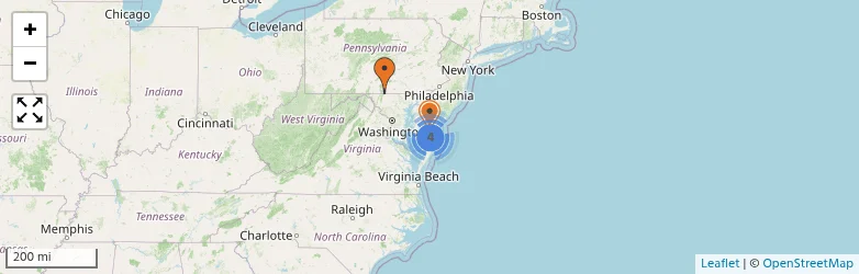 Related schools map