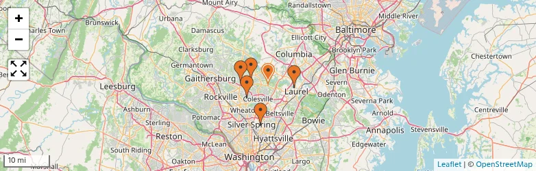 Related schools map