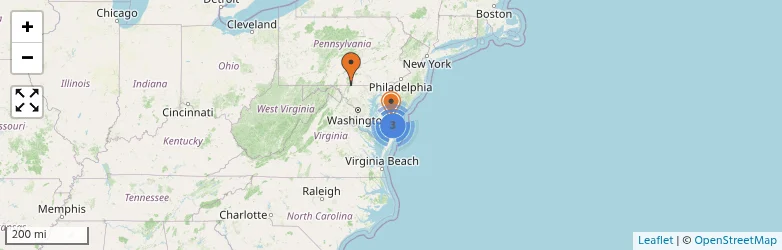 Related schools map
