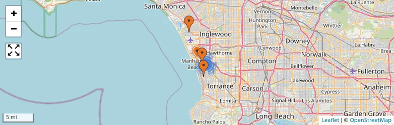 Related schools map