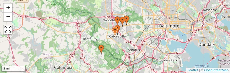 Related schools map