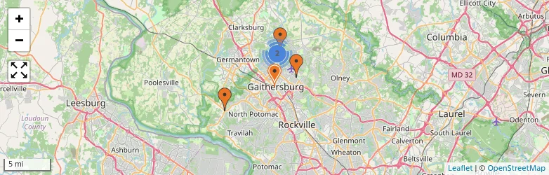 Related schools map