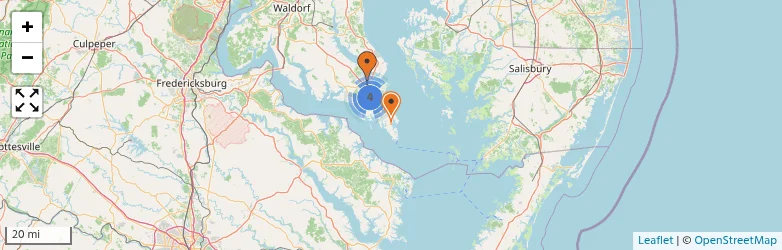 Related schools map