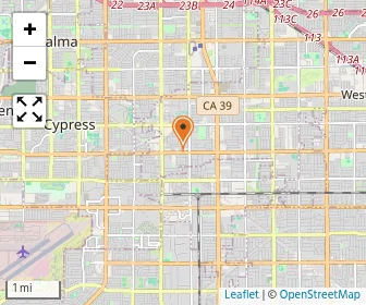 Map of Anaheim Baptist Temple School