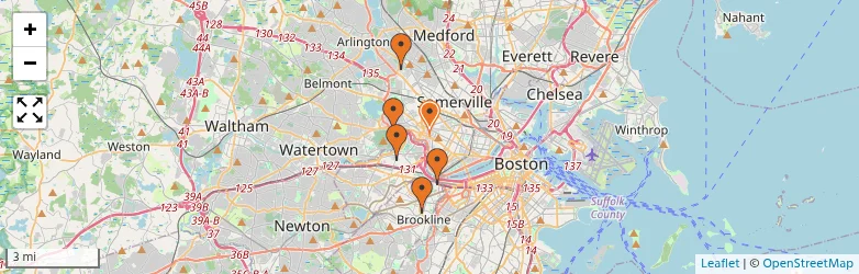 Related schools map