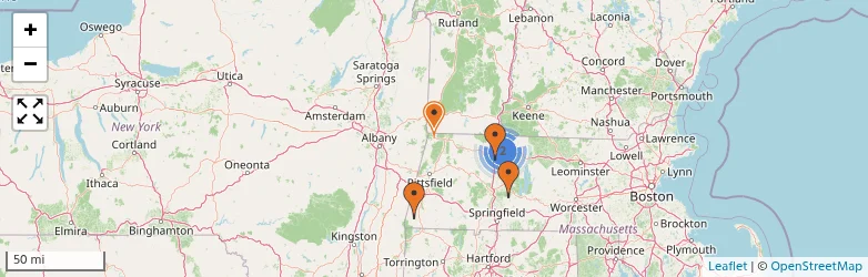 Related schools map