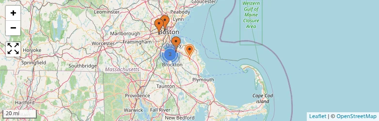 Related schools map