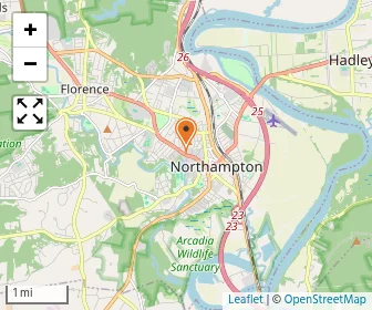 Map of Clarke Schools For Hearing And Speech