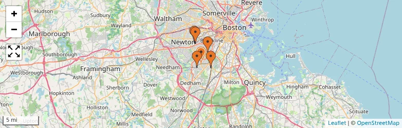 Related schools map