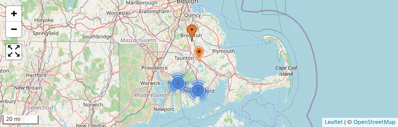 Related schools map