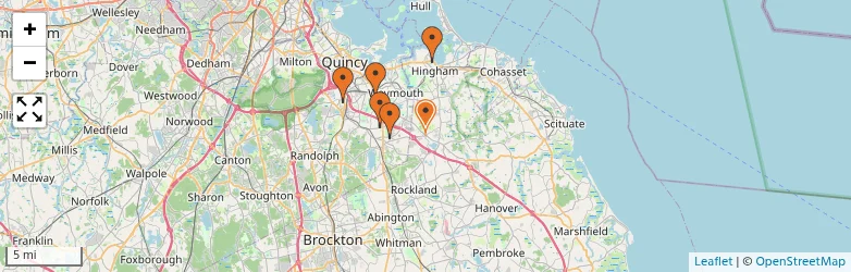 Related schools map