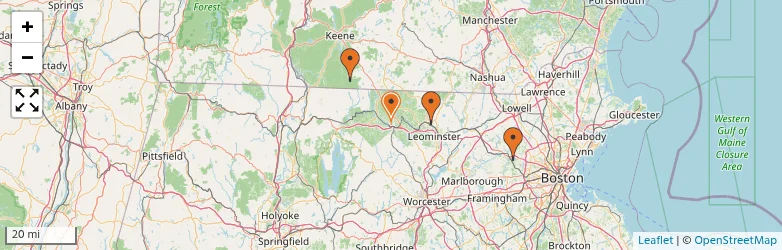 Related schools map