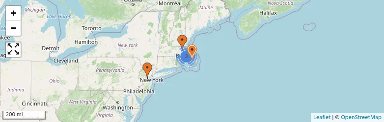 Related schools map