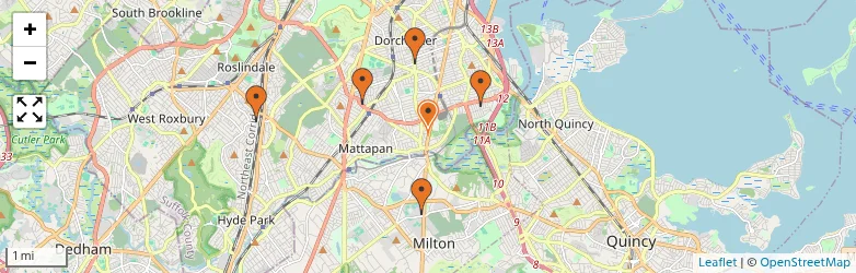 Related schools map