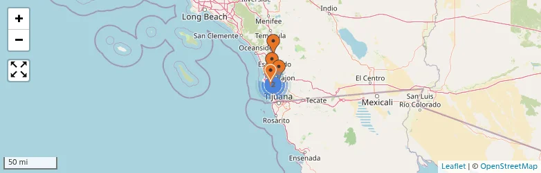 Related schools map