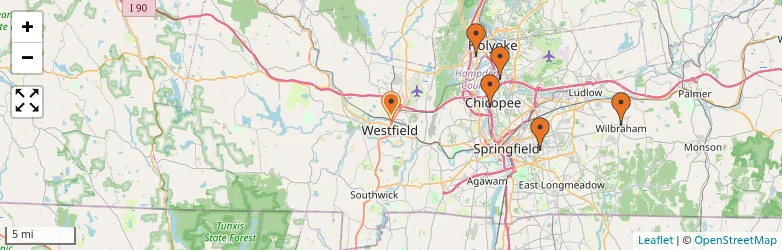Related schools map