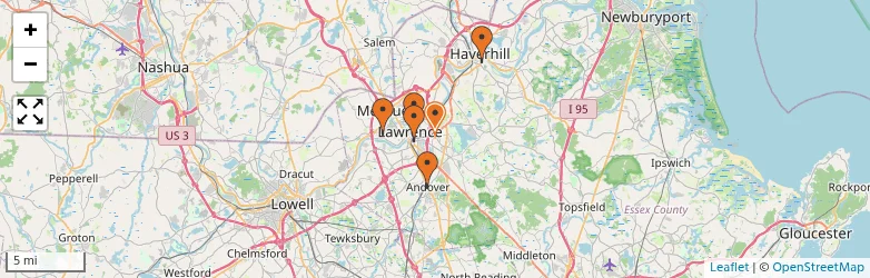 Related schools map