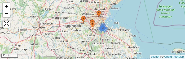 Related schools map