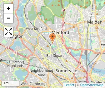Map of Eliot-pearson Children's School