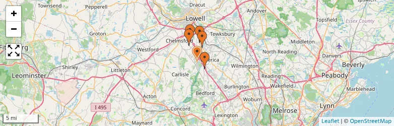 Related schools map