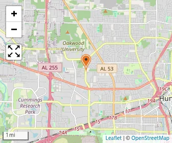Map of Islamic Academy Of Huntsville