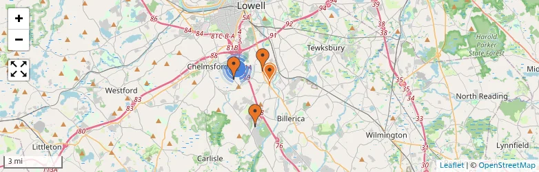 Related schools map