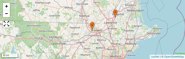 Related schools map