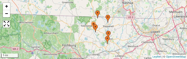Related schools map
