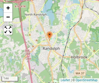 Map of South Shore Daycare -randolph