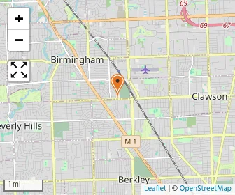 Map of Birmingham Community Montessori