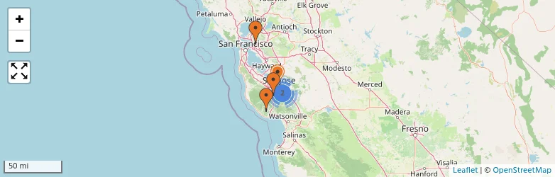 Related schools map