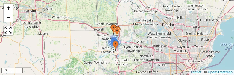 Related schools map
