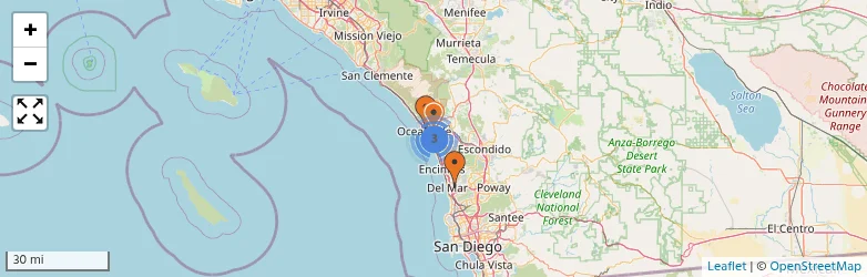 Related schools map