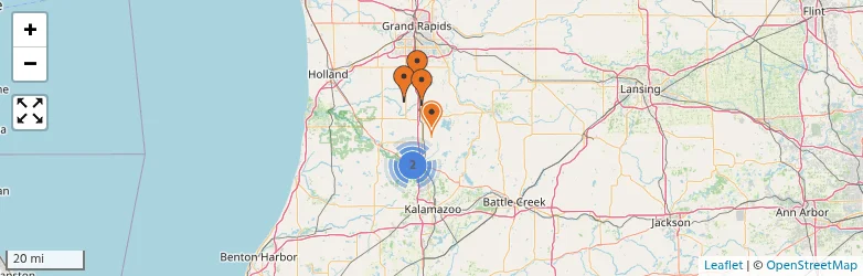 Related schools map