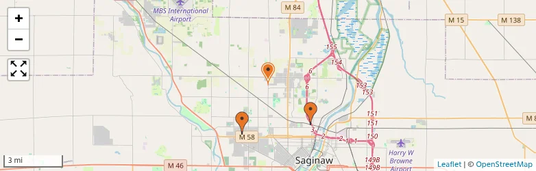 Related schools map