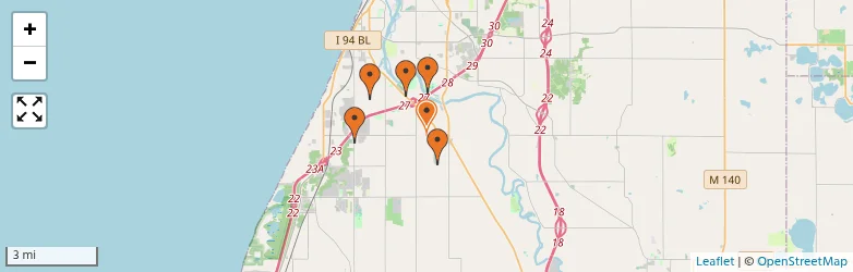 Related schools map