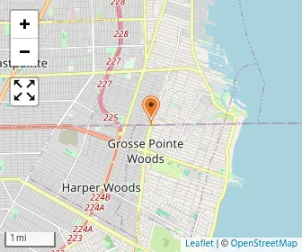 Map of Grosse Pointe Nursery School