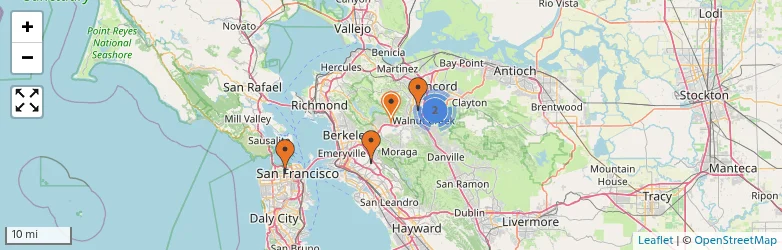 Related schools map